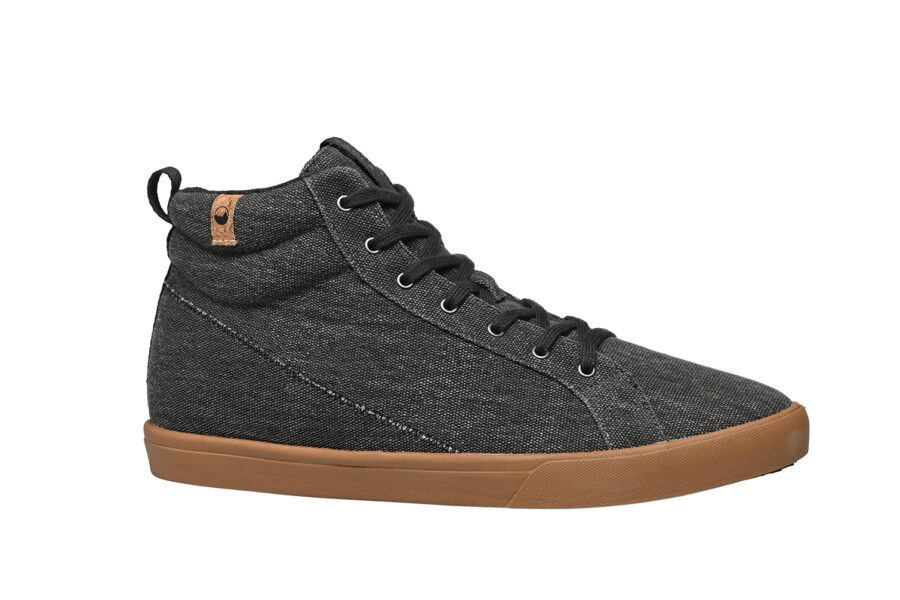 Wanaka Canvas Mens Dark Grey Saola Shoes