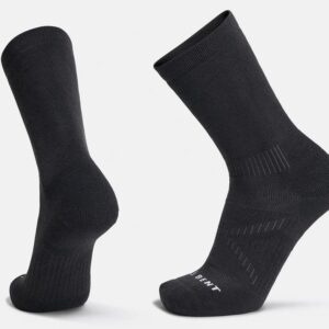 Light Cushion Crew Sock - Black