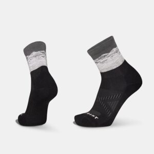 The Range Light Cushion Crew Sock - Black